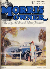 Morris Owner 1925 July