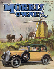 Morris Owner 1934 March