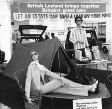 Leyland Cars London showroom 1972