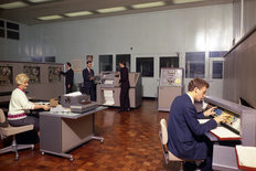 Cowley factory BMC 1965 Export Sales Department