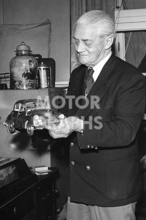 Lord Nuffield (William Morris) in his office in 1957