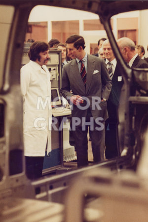 Prince Charles Metro launch 1980