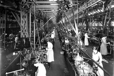 Wolseley factory Birmingham circa 1916