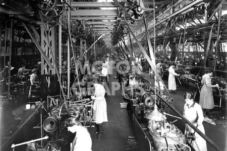 Wolseley factory Birmingham circa 1916