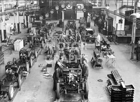 Abingdon factory MG 1937