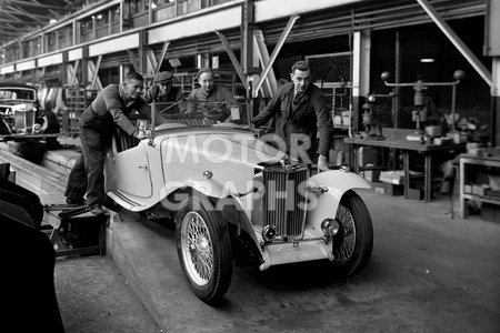 Abingdon factory MG 1949