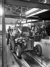 Abingdon factory MG 1950