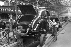 Abingdon factory MG 1950