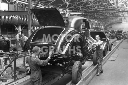 Abingdon factory MG 1950