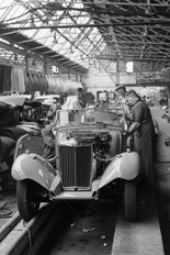 Abingdon factory MG 1950