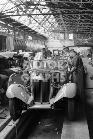 Abingdon factory MG 1950