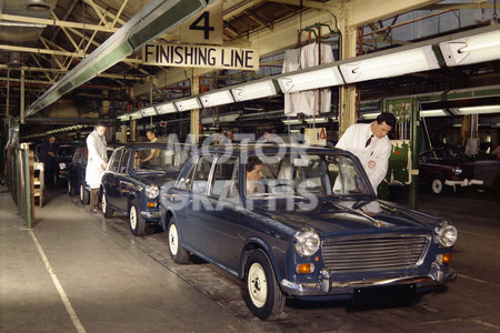 Cowley factory BMC 1966 Finishing Line