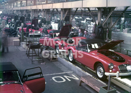 Abingdon factory MG 1958
