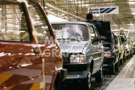 Longbridge factory British Leyland 1980