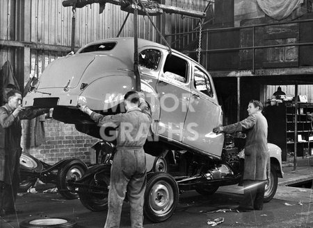 Longbridge factory Austin 1948