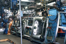 Longbridge factory Rover Group 1987