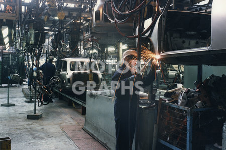 Longbridge factory Rover Group 1989