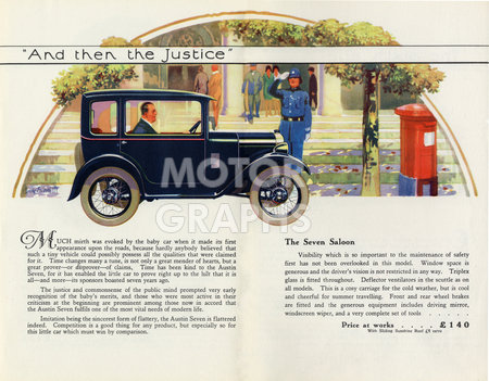 Austin Seven saloon 1929