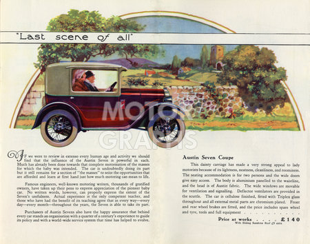 Austin Seven coupe 1929