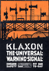 Klaxon universal warning signal