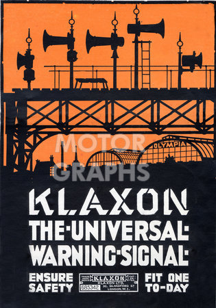 Klaxon universal warning signal