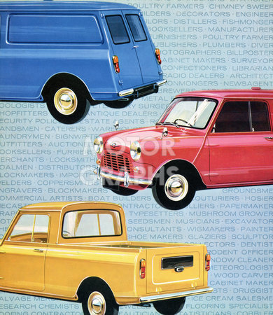 Morris Mini Van and Pick-up 1965