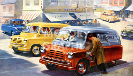 Bedford CA vans 1954