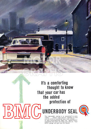 BMC underbody seal 1959