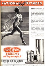 British Piston Ring Company advert 1939