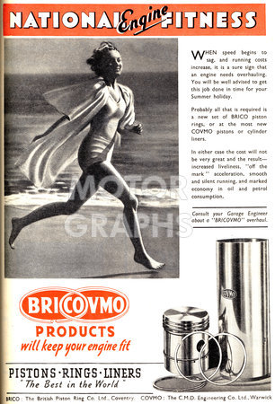 British Piston Ring Company advert 1939