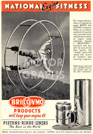 British Piston Ring Company advert 1939