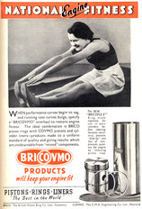 British Piston Ring Company advert 1939