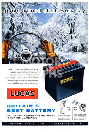 Lucas battery 1962