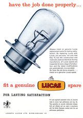 Lucas bulb 1963