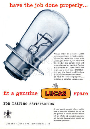 Lucas bulb 1963