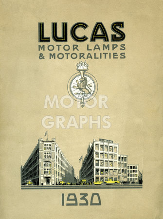 Lucas Industries 1930 sales catalogue