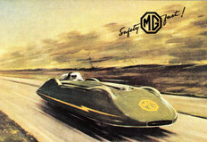 MG EX135 record breaking car 1952