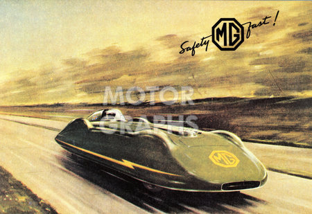 MG EX135 record breaking car 1952