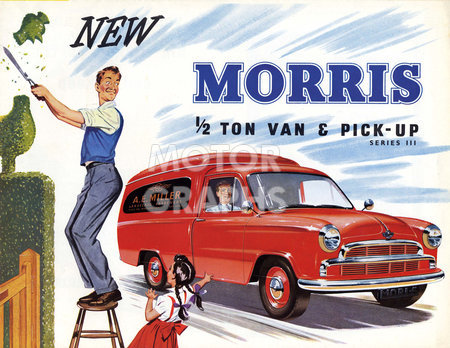 Morris half-ton van Series III 1956