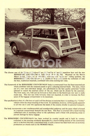 Morris Minor Berkshire Countryman 1955