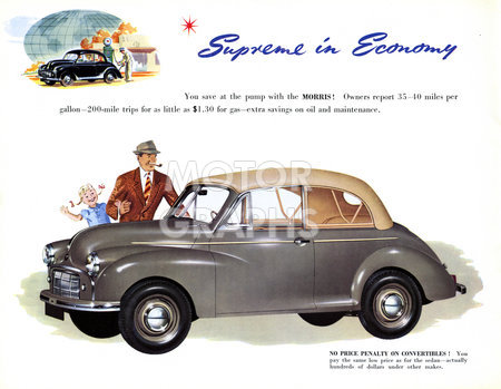 Morris Minor Series MM Convertible 1949