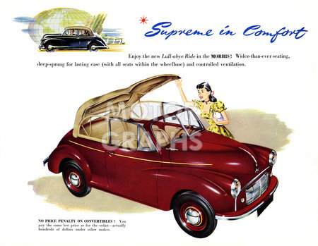 Morris Minor Series MM Convertible 1949