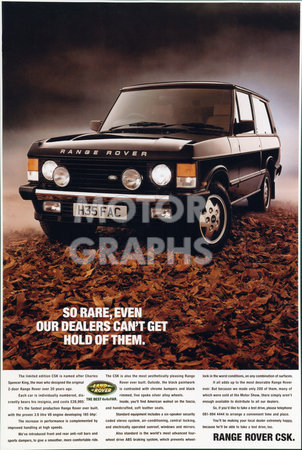 Range Rover CSK 1990 Limited Edition