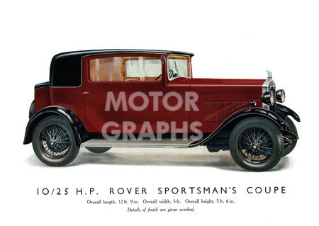 Rover 10/25 Sportmans Coupe 1930
