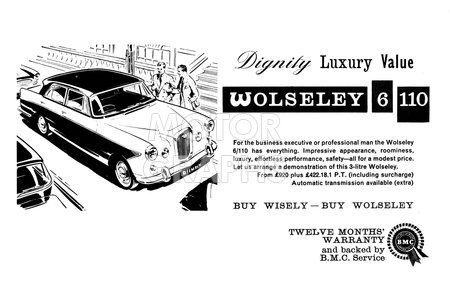 Wolseley 6/110 (Farina) 1964