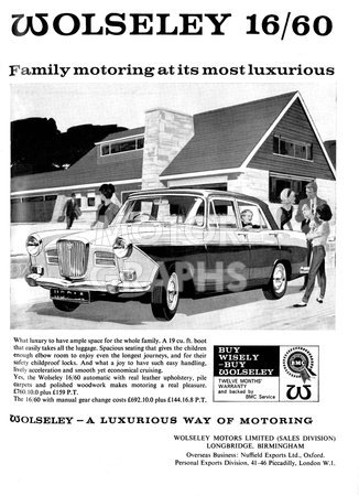 Wolseley 16/60 (Farina) 1964