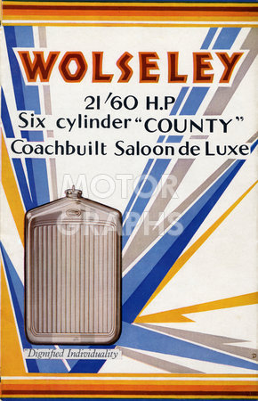 Wolseley 21/60 de luxe saloon 1930