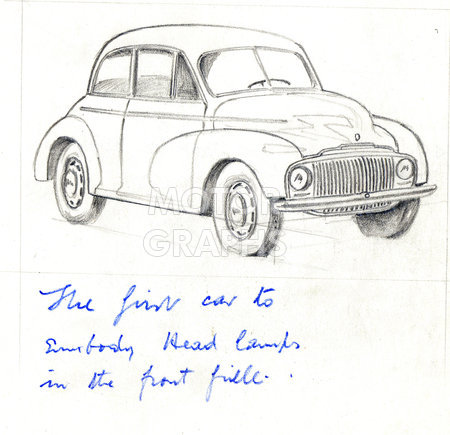 Sketch by Alec Issigonis 1944