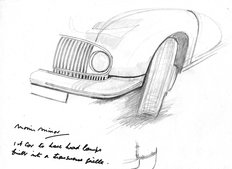 Sketch by Alec Issigonis 1944