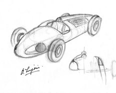 Sketch by Alec Issigonis 1930s